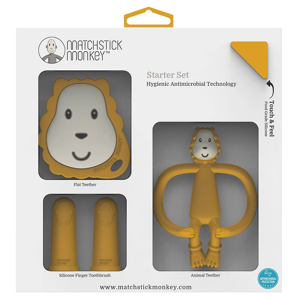 Ludo Lion - Teething Starter Set Yellow