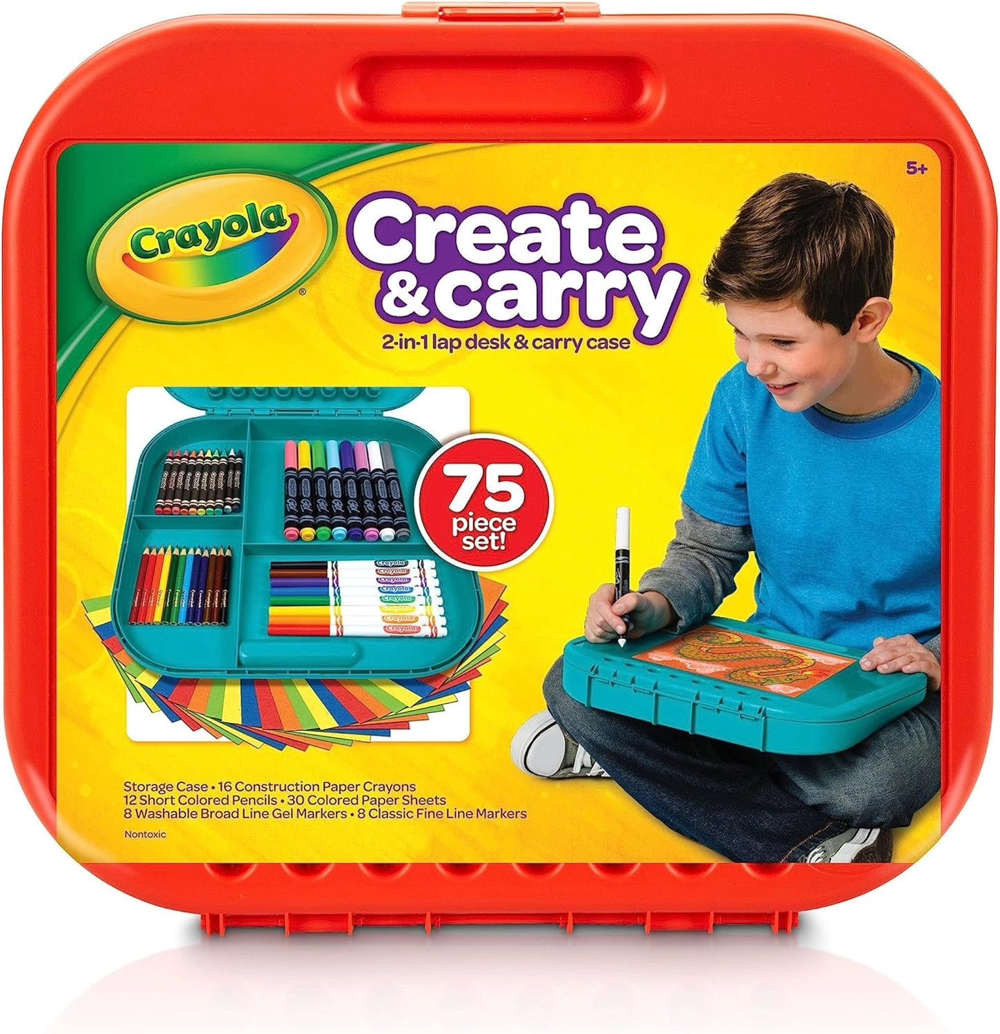 COLOR LAND CHILDRENS TOYS CENTER LLC Create & Carry Case - SuperTip markers and paper