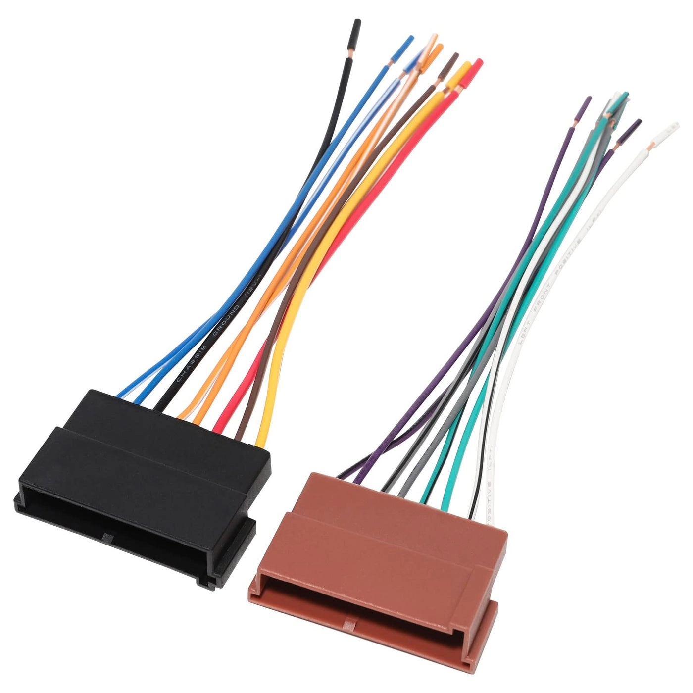 RED WOLF Radio Wiring Harness Connector Adapter - Ford F150 1986-1998, 1995-2001 Expedition, 1986-1997 Ranger, Lincoln/Mercury 1986-1994