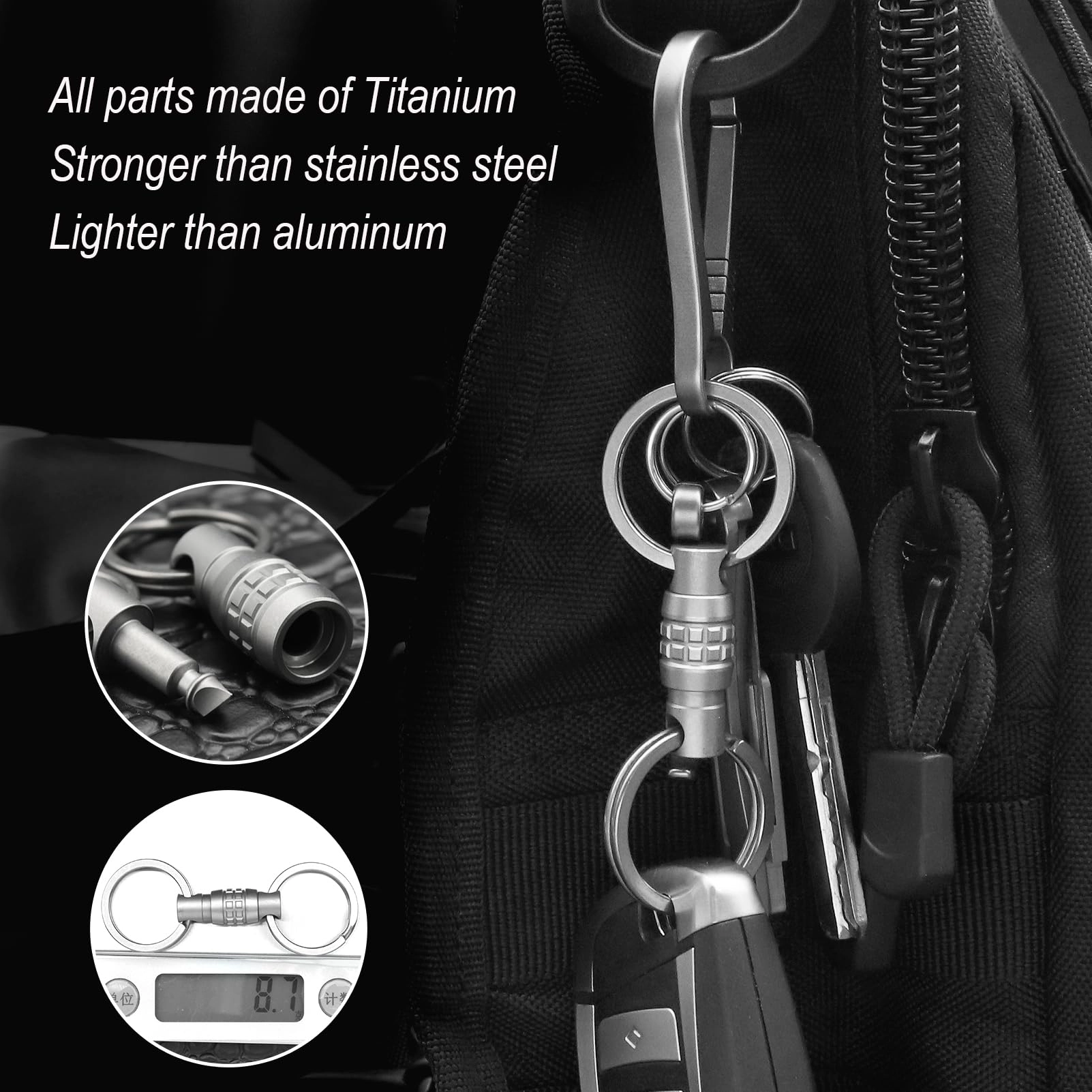 Carabiner Keychain - Space