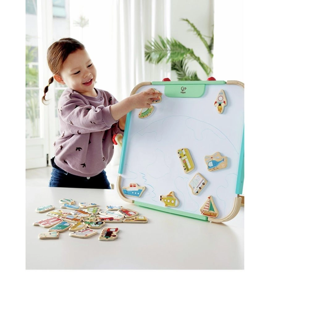 Wooden Magnetic Vehicles - 30pcs