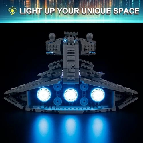 LED Light Kit for LEGO 75394 Star Wars Imperial Star Destroyer Set