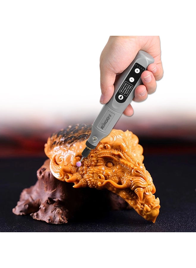 Mini Electric Grinder - 5-Speed USB Charging Grey