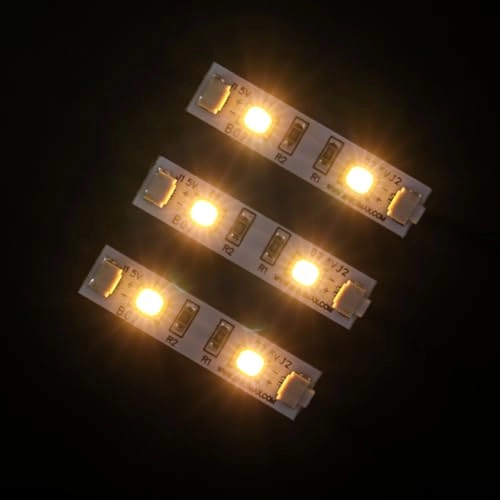 1 * 4 Strip Lights - Warm White 3 Pack
