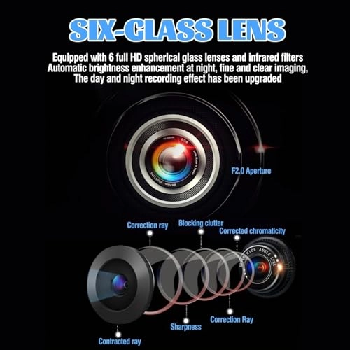 Reversing Camera - 12-LED IR Night Vision 6M RCA video input cable High Resolution