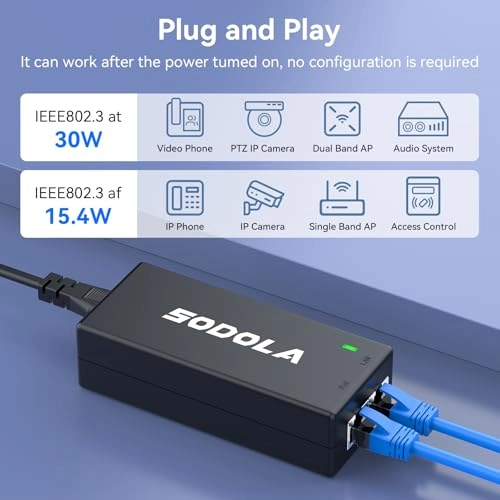 SL-2.5G-N301 - 30W 802.3 af/at 2.5Gbps