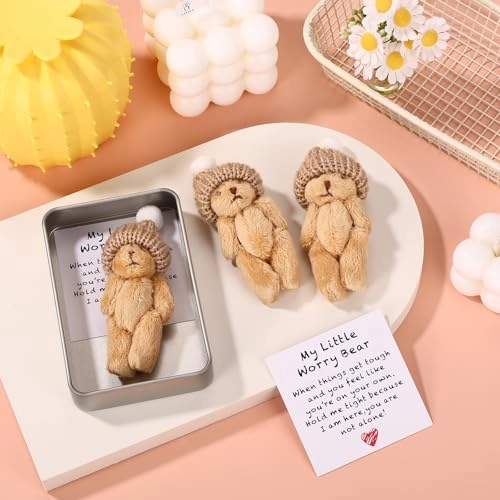 Bear 9 cm Plush - Brown mini