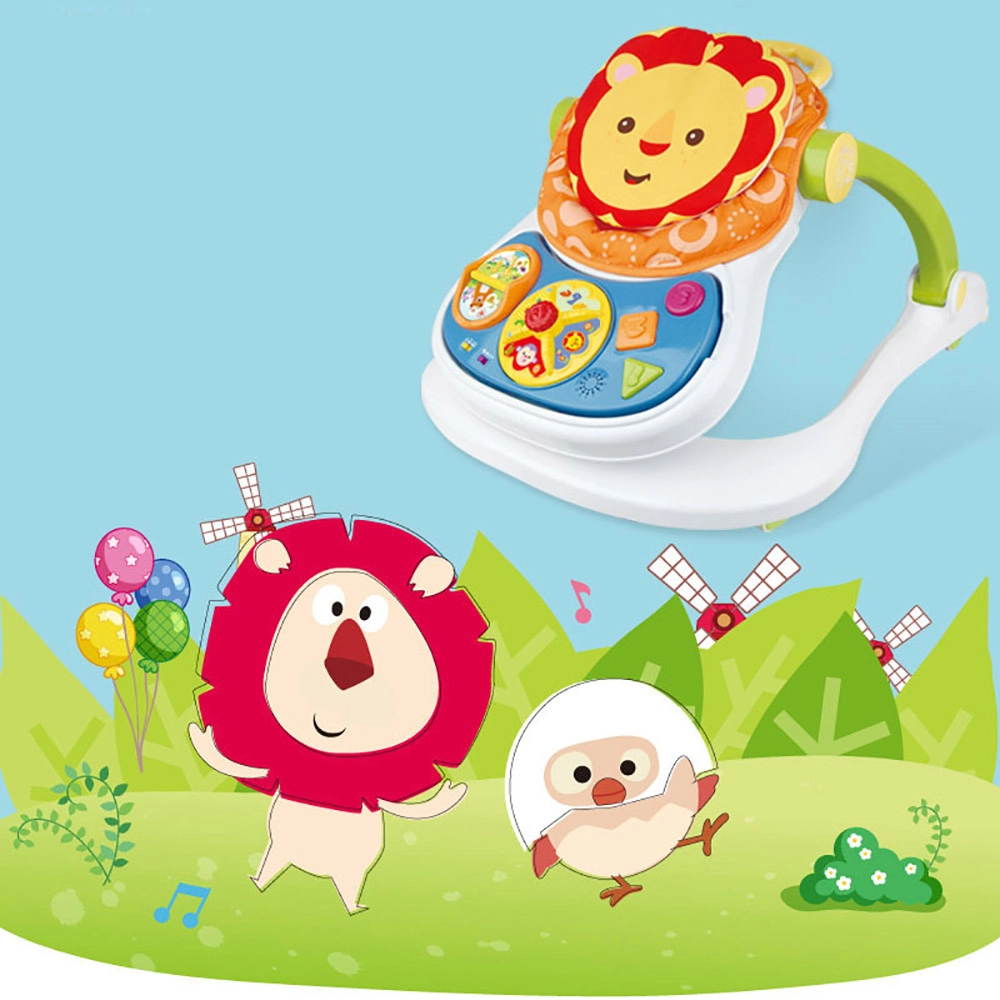 Baby Learning Walker - 3-In-1 Activity Toy Car Pink