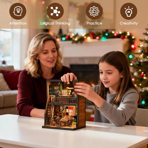 Book Nook Kit - Insertable Dust Protection Plate Miniature Dollhouses