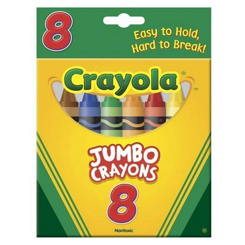 Large Crayons - 8 Pcs