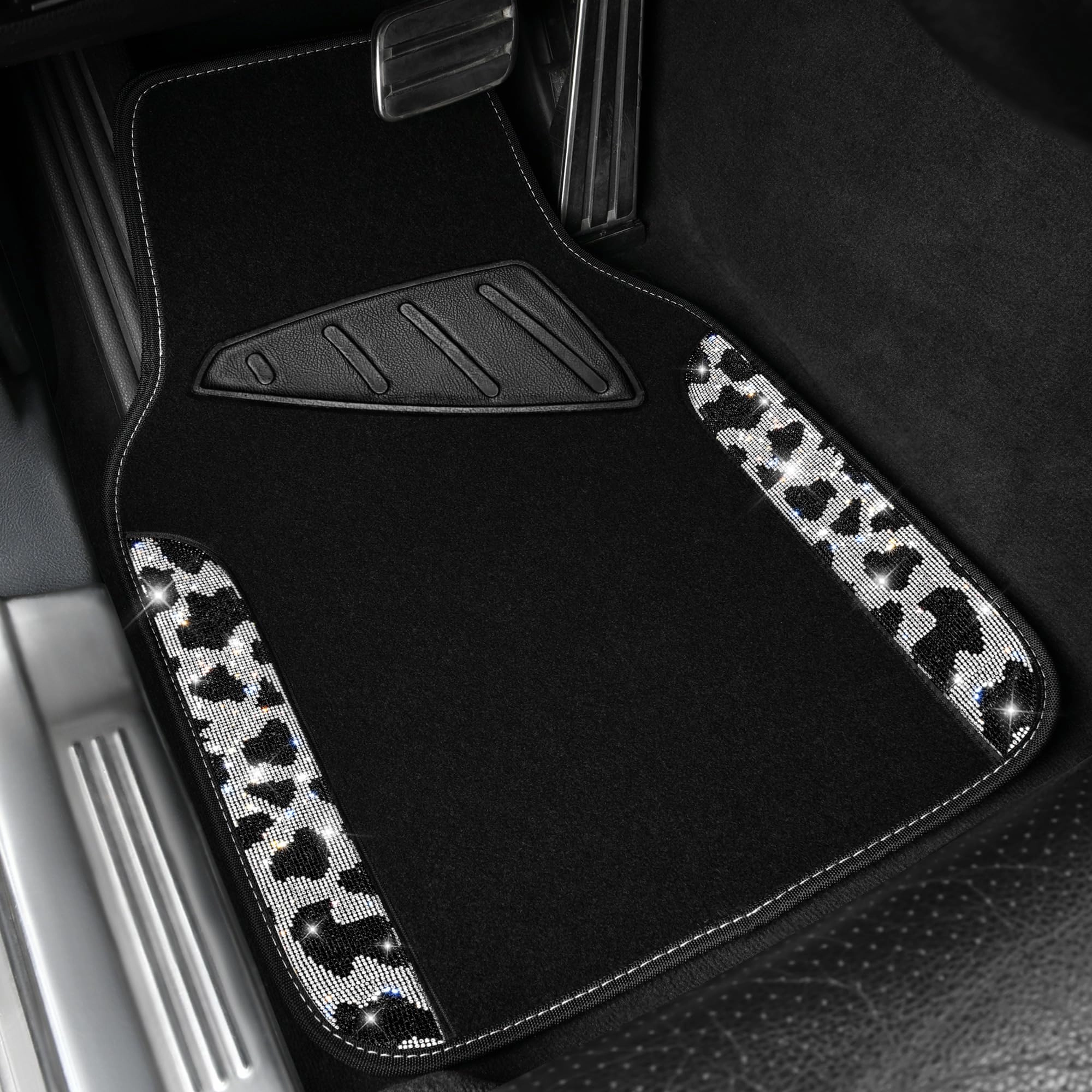 Bling Diamond Car Mats - 4.0 Count Universal Fit