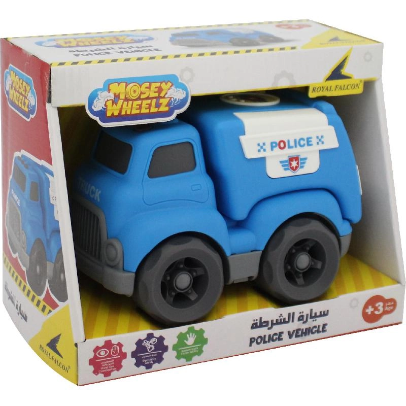 Mosey Wheelz Police Truck - 2 Years and Above