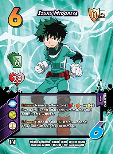 My Hero Academia Collectible Card Game Series 1 Unlimited - English 10pcs