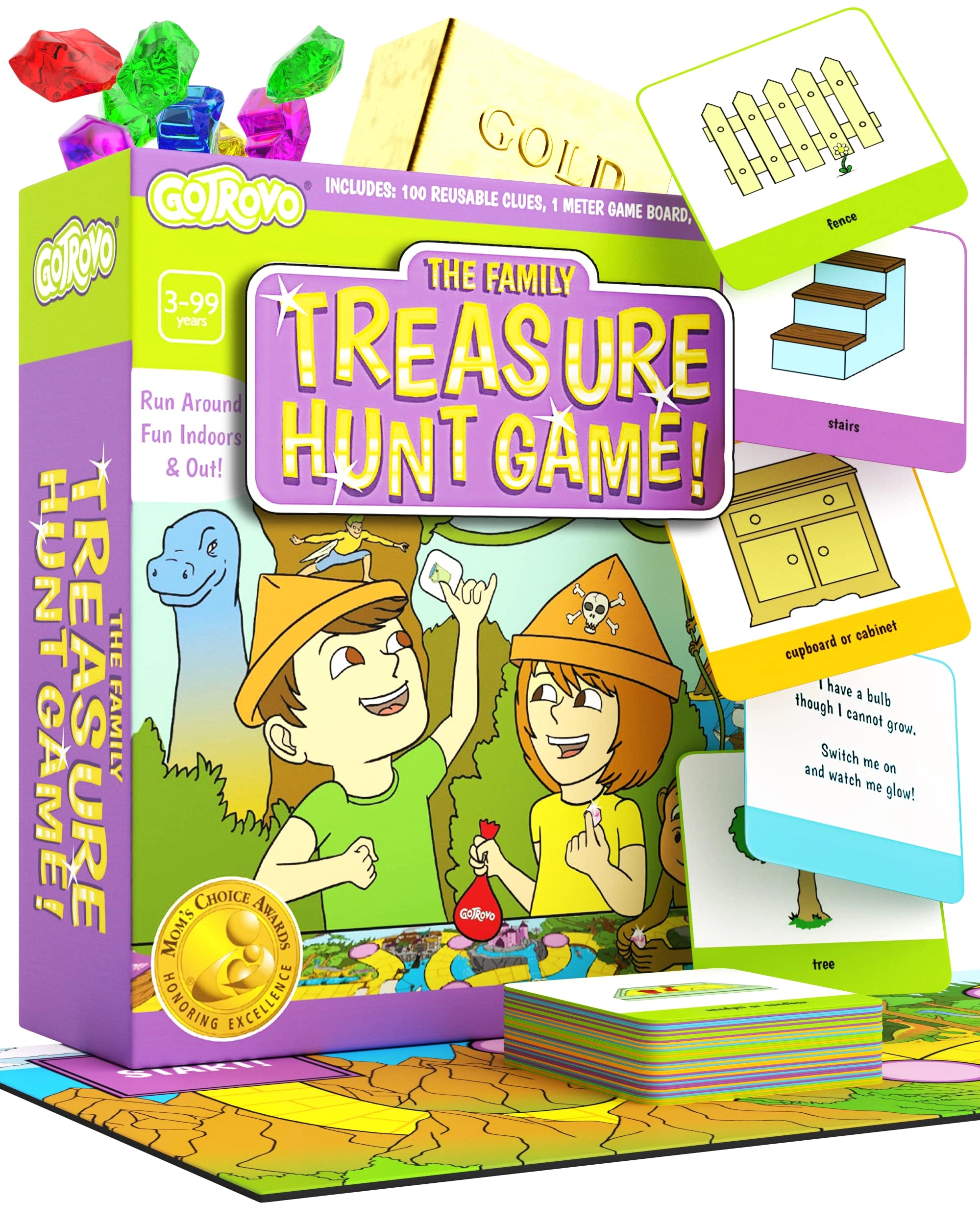 Gotrovo Treasure-Hunt Games Treasure Hunt Game - 3 years and up 100 pieces