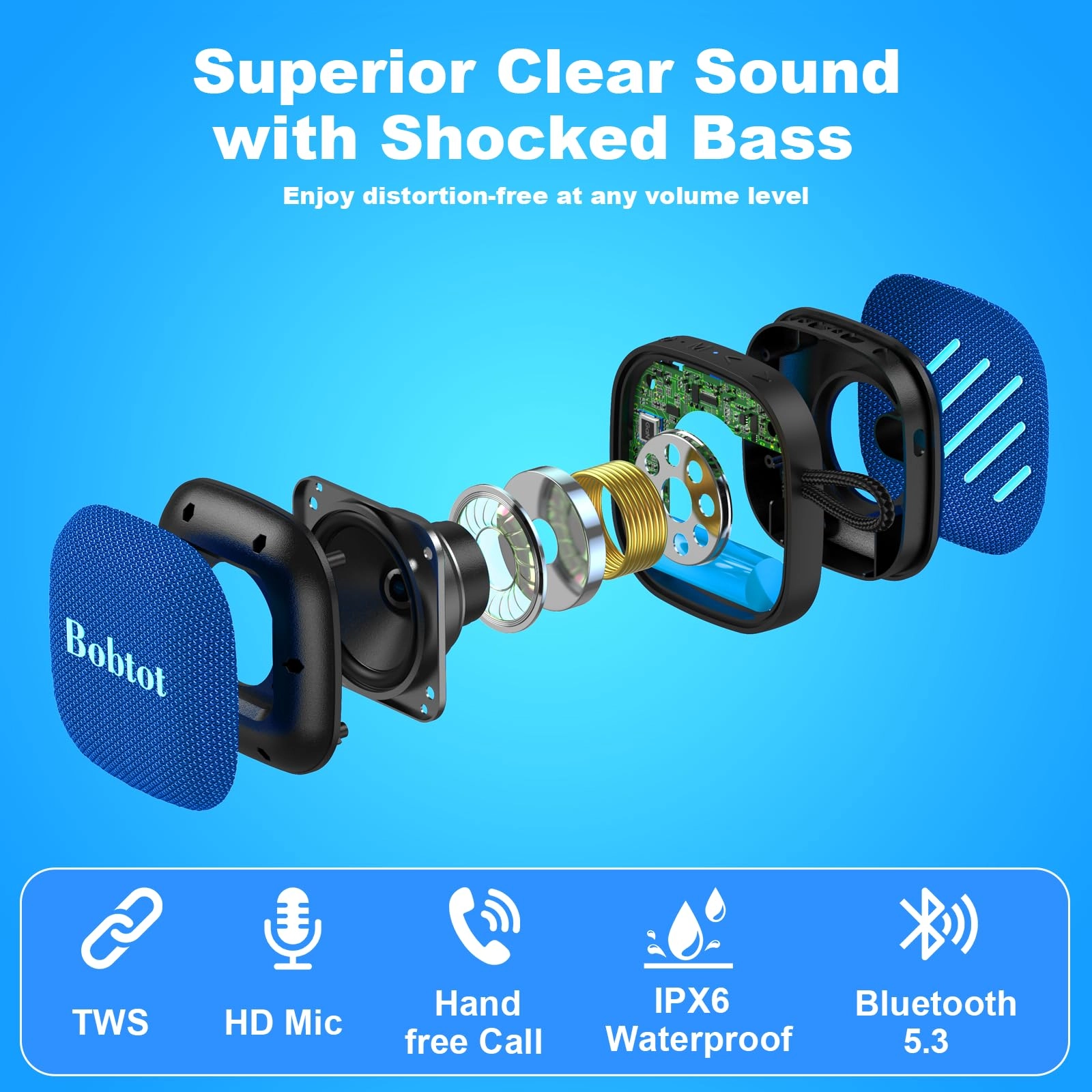 Portable Wireless Bluetooth Speakers
