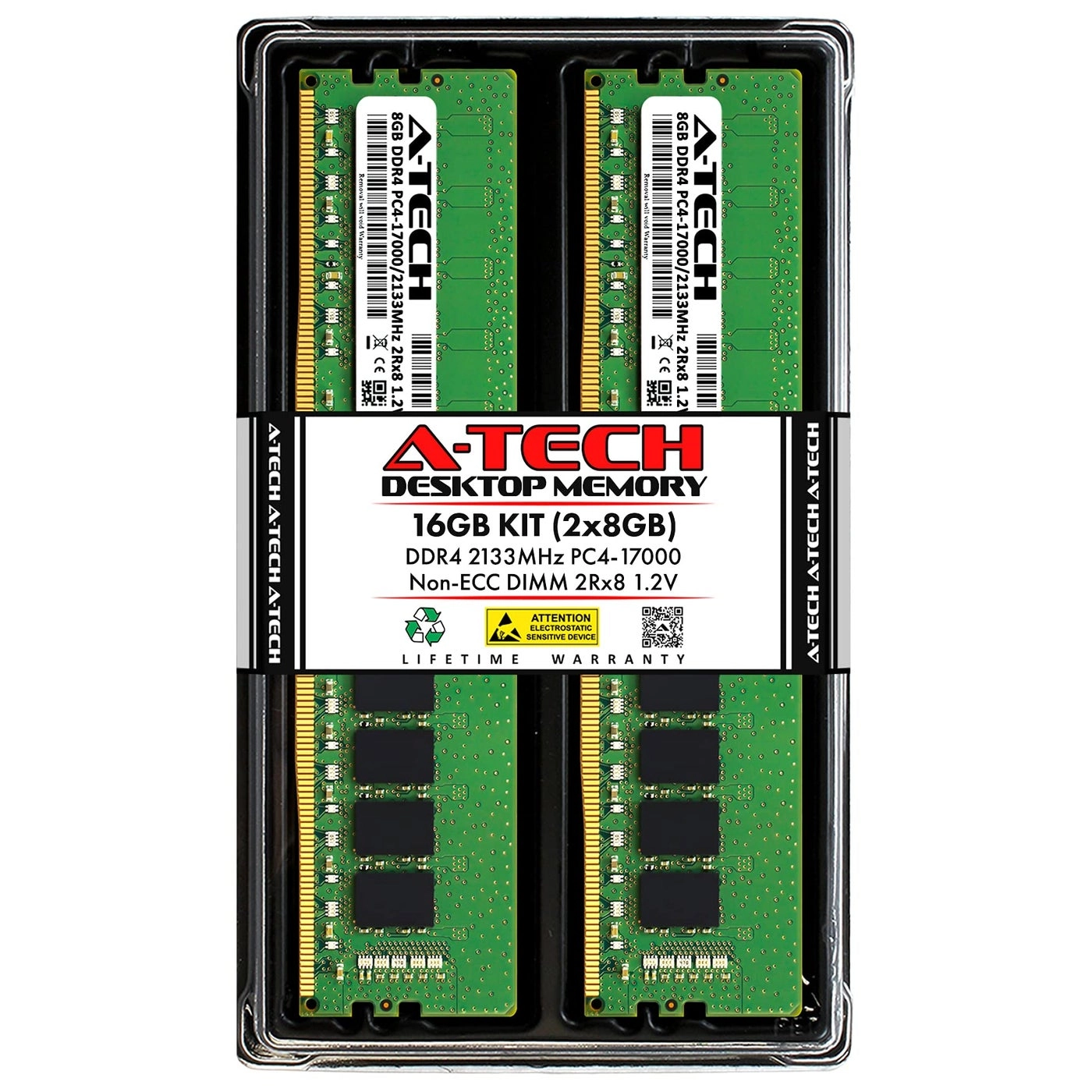 Atech DIMM - 16GB 2133MHz 288-Pin DDR4