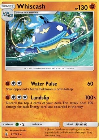 Pokémon Pokemon Whiscash 71/145 - English