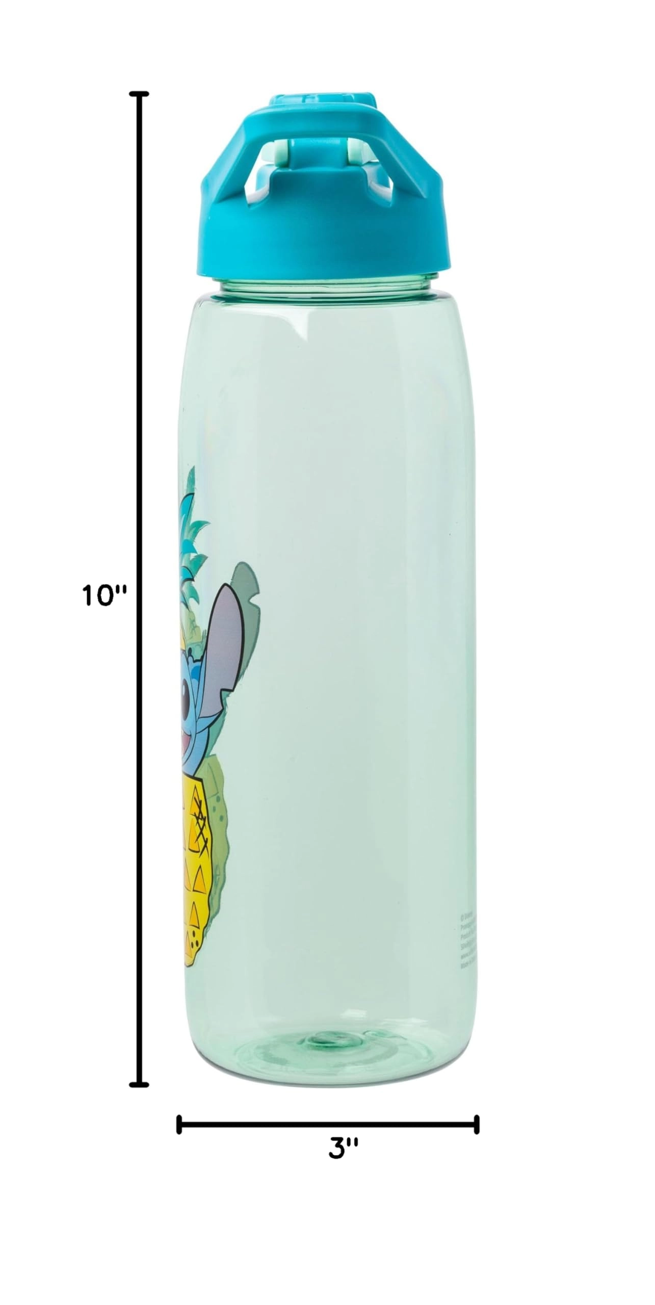 Lilo and Stitch Pineapple Water Bottle - Screw-On Lid
