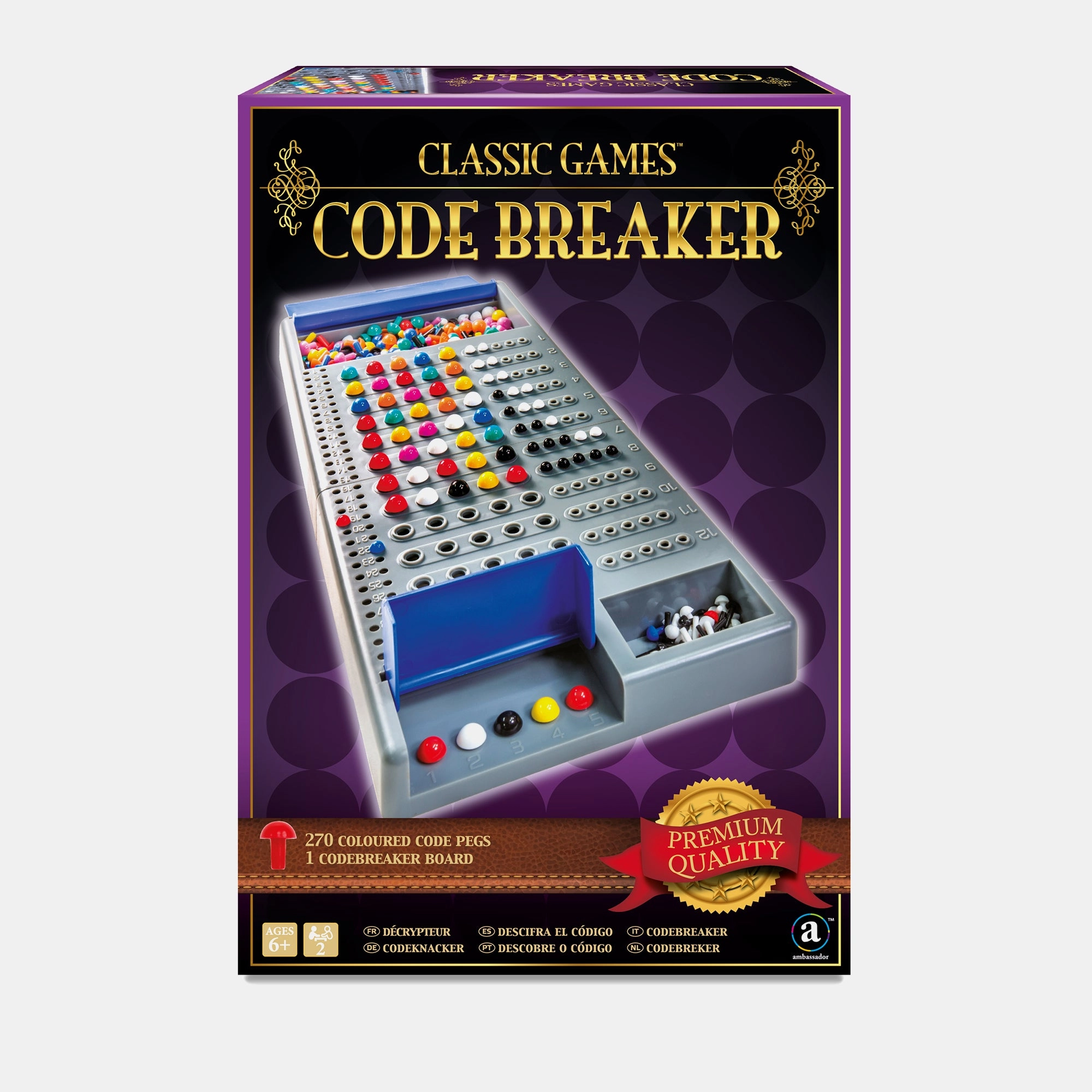 Merchant Ambassador Classic Games Code Breaker - Board Games 6+