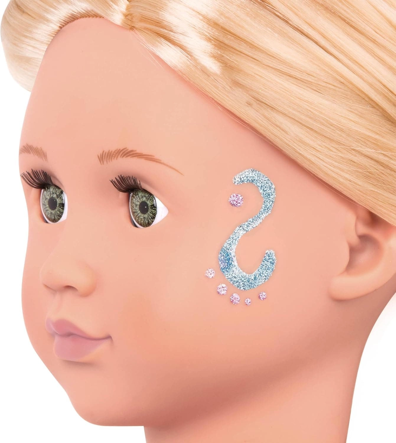 Rosalyn Glitter Tattoo Deco Doll - 18 inch Multicolor