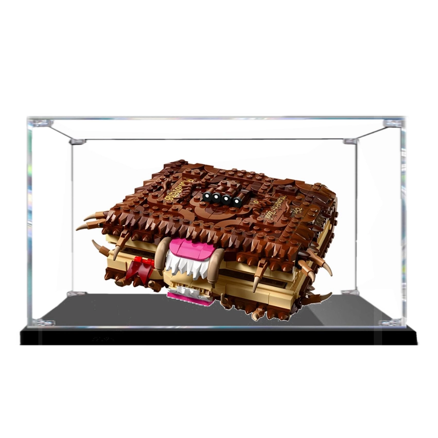 OOHNVJKI Acrylic Display Box for LEGO 76449 The Demon Book of Biting Monsters Models - Acrylic 3mm
