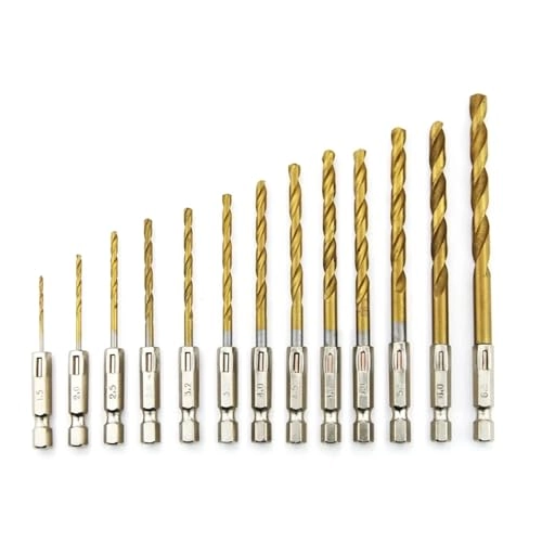 drill bits - 13 pieces 1 ~ 13 mm