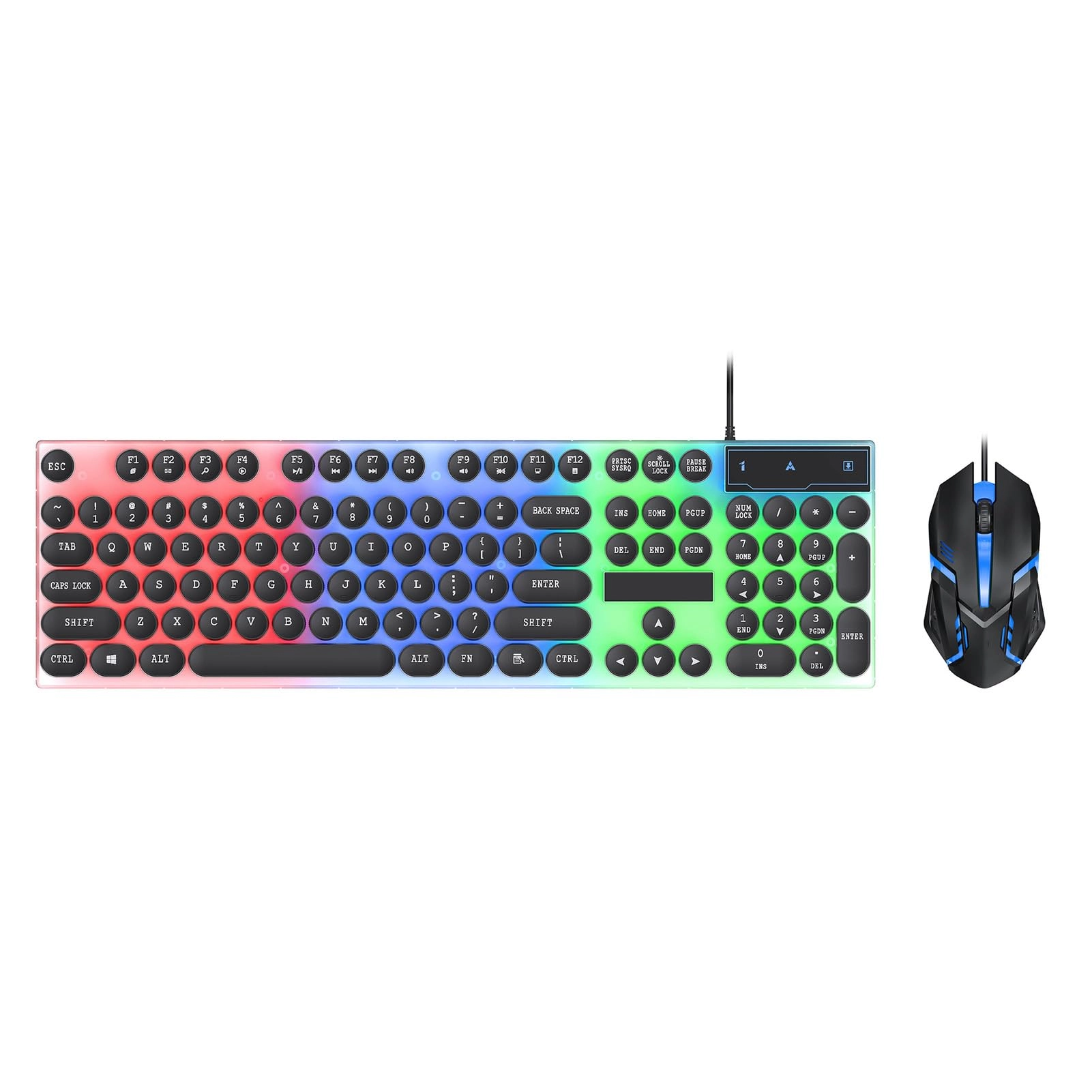 Eacam Keyboard + Mouse - 104 Keys Wired