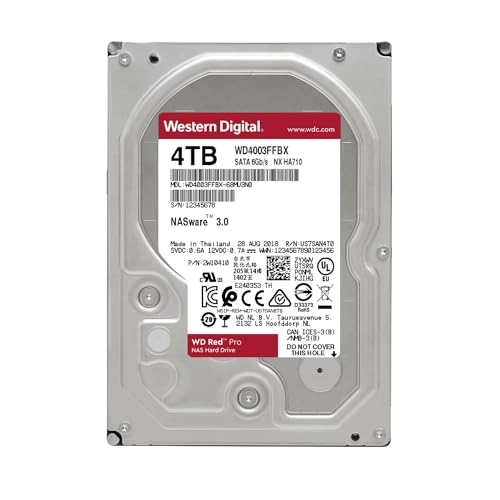 Red Pro 3.5" 7200rpm 256MB SATA 6Gb/s (WD4003FFBX) - 4TB