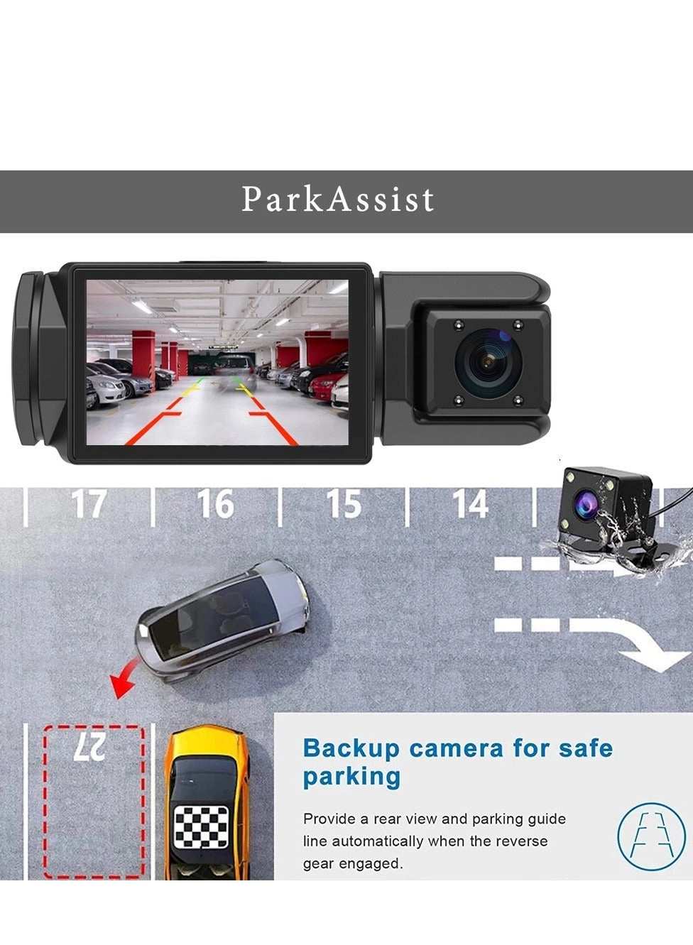 Dash Cam 1440P