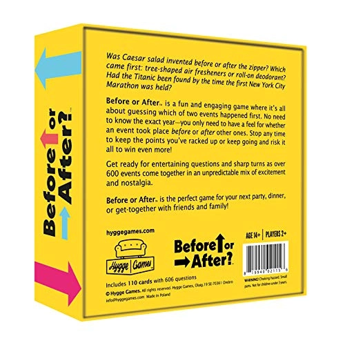 Before or After? - Trivia Game