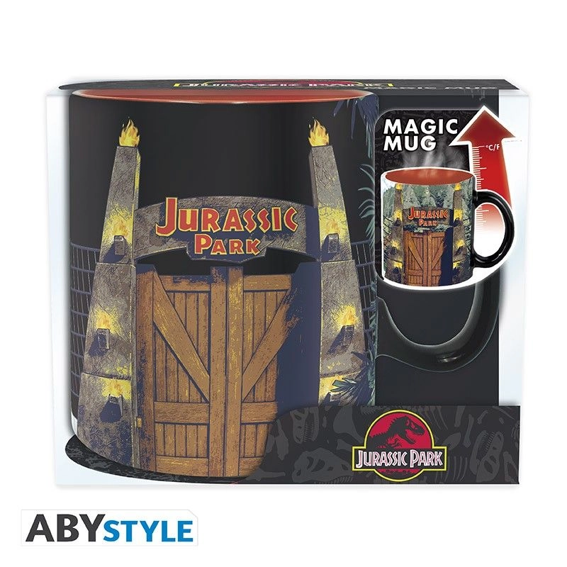 Jurassic Park Gate Mug - Heat Change 460 ml