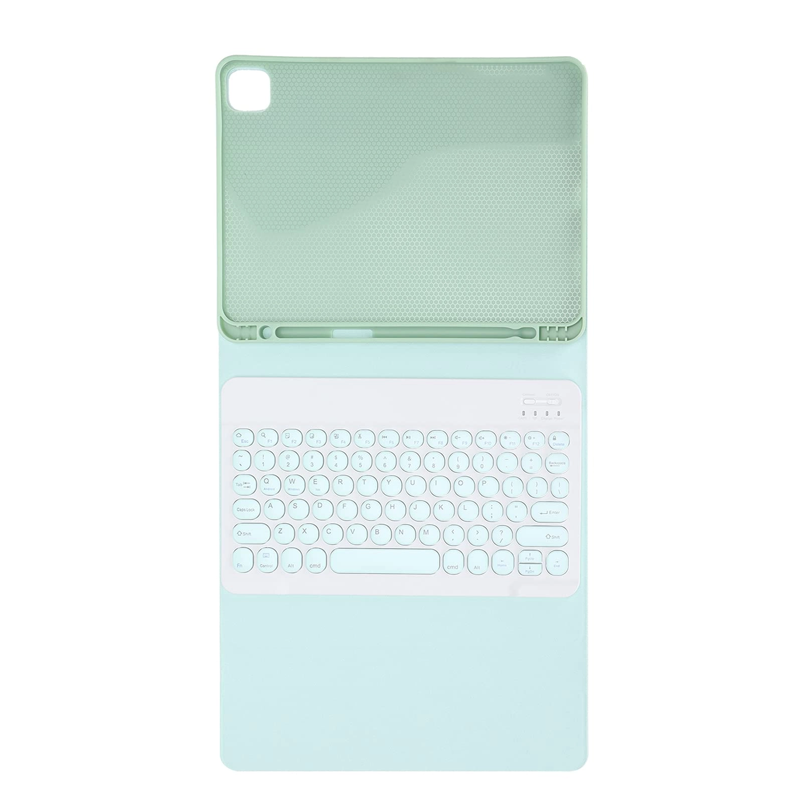 VELATEMOR Wireless Keyboard - 10in Green round cap