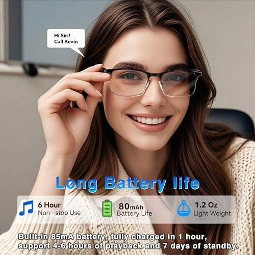 Ai Translation Smart Glasses - 164 Languages Color-Change Lens Bluetooth