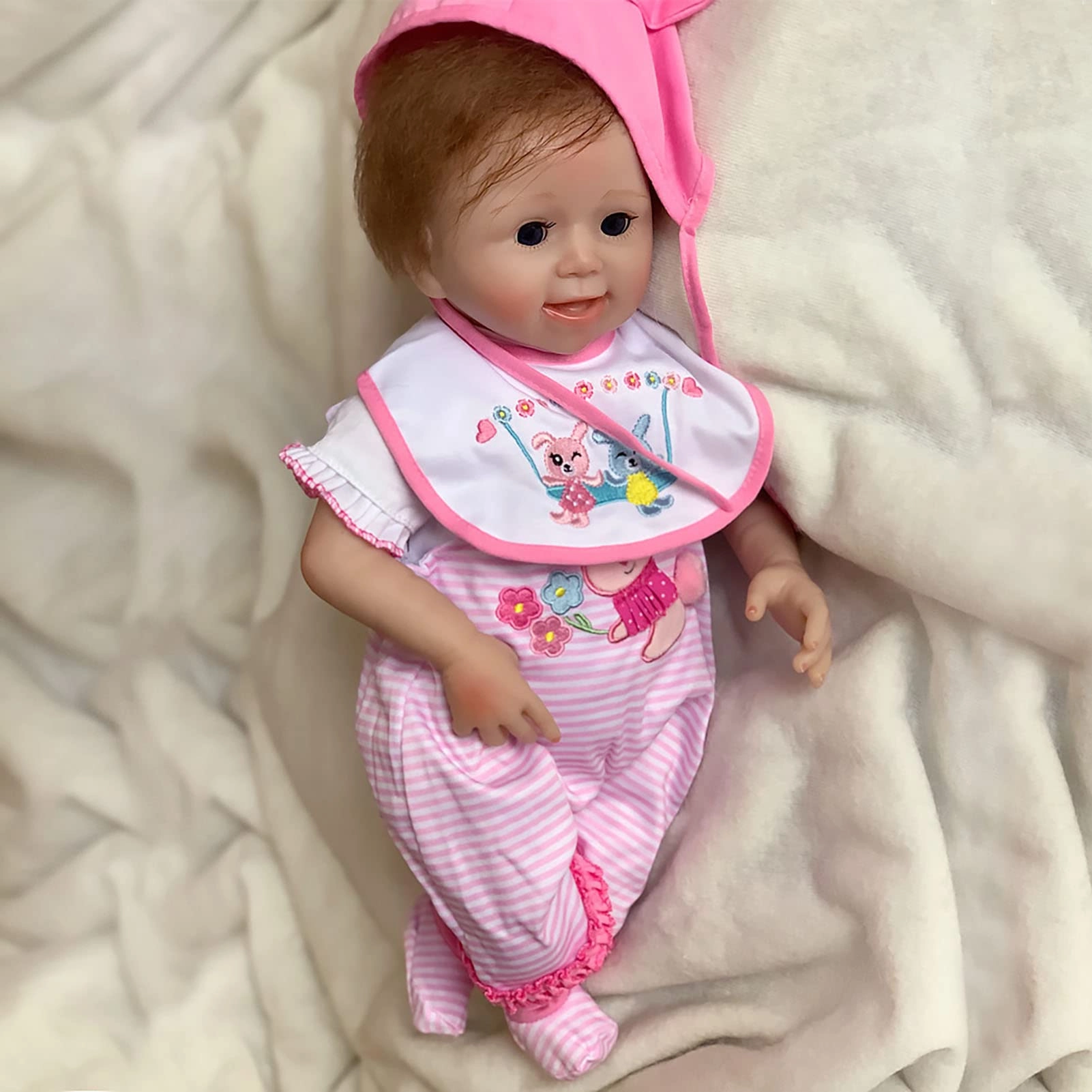Reborn Baby Doll - 55cm 22" Vinyl Cotton Body