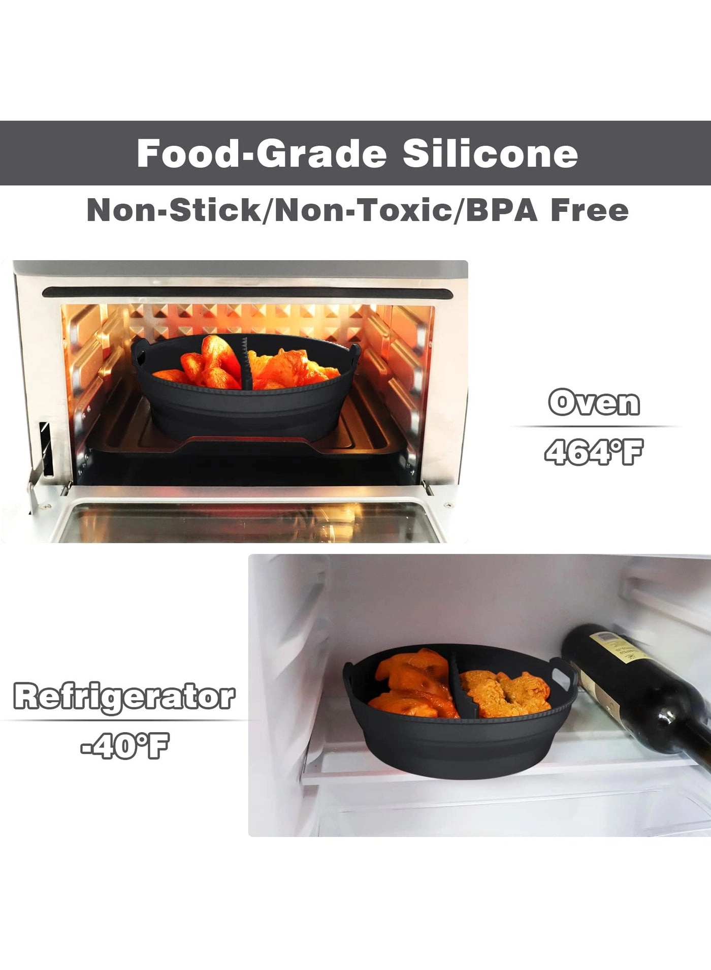 Air Fryer Silicone Liner - food-grade silicone