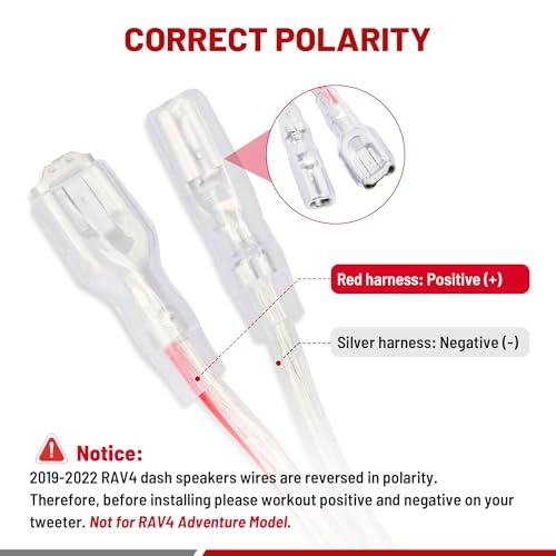 Dash Tweeter Speaker Wiring Harness - Non JBL System Plug and Play