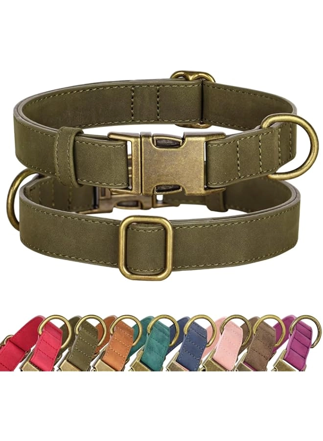 Didog Soft Leather Dog Collar - S Small Dogs