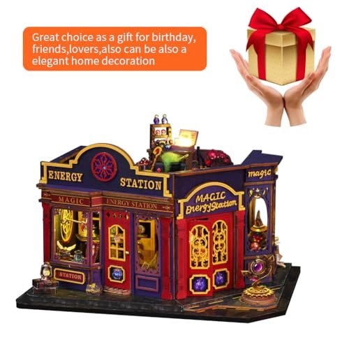 Miniature Wooden Dollhouse Furniture Kit - Creative Room 1:24