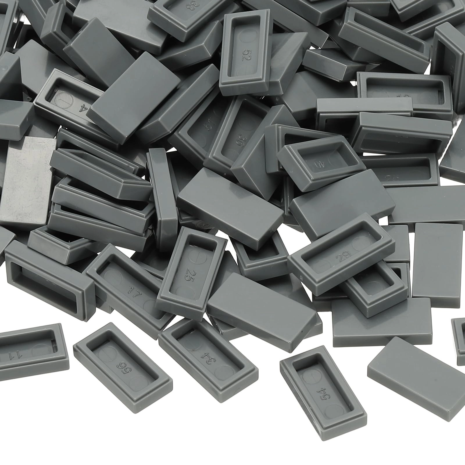 1x2 Square Tiles - 555 pcs