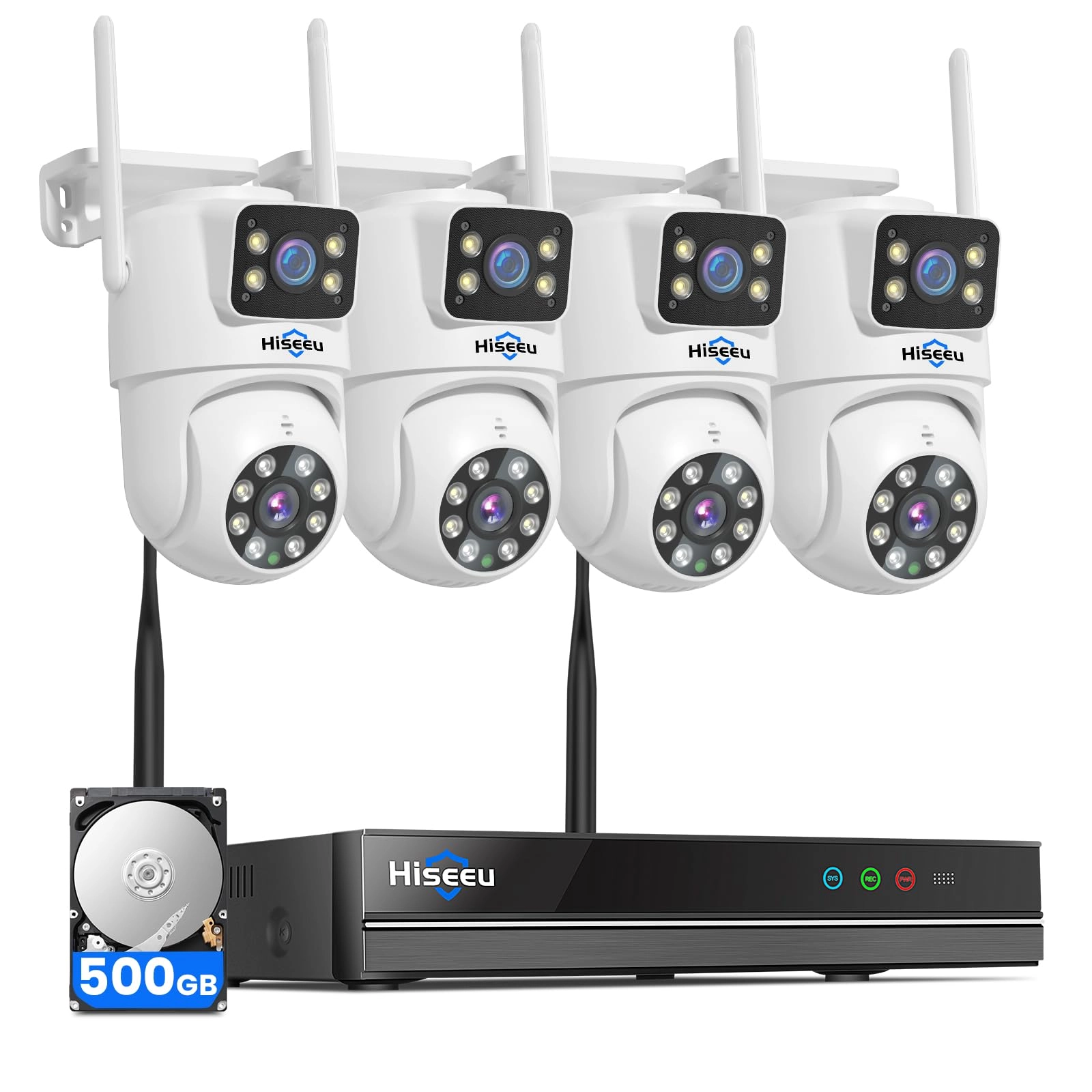 Hiseeu Security Camera System 3MP