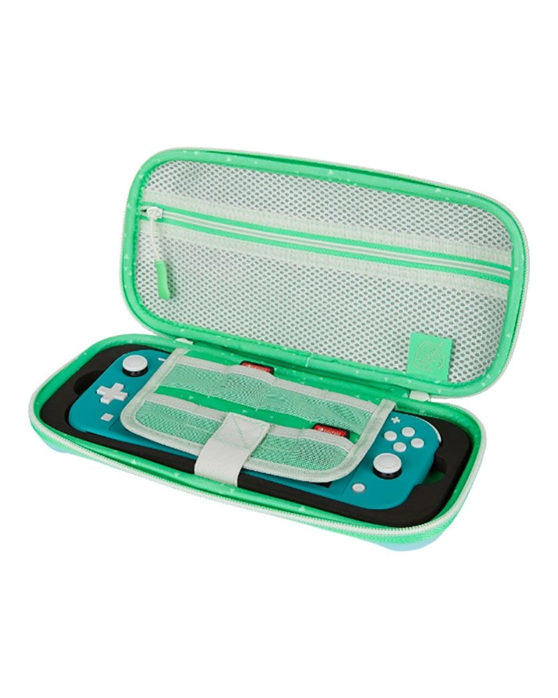 Switch Lite Animal Crossing Carrying Case - 6 Game Card Slots Padded Screen Protector