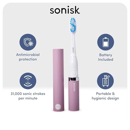 Pulse Electric Toothbrush - Lilac + Replacement Heads - 4 + All-in-One Toothpaste