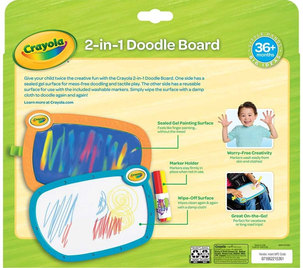 2-In-1 Doodle Board - Multi Colour 3 +