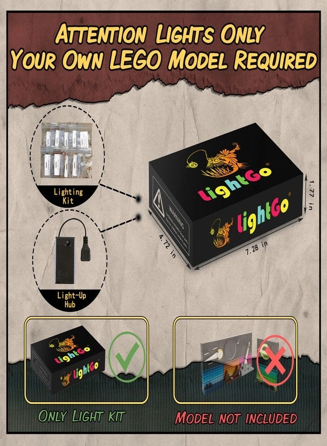 LED Lighting Kit - Tales of The Space Age for Lego 21340 Classic Version