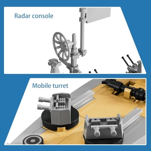 USS Missouri (BB-63) (39126) - Creative Building Blocks