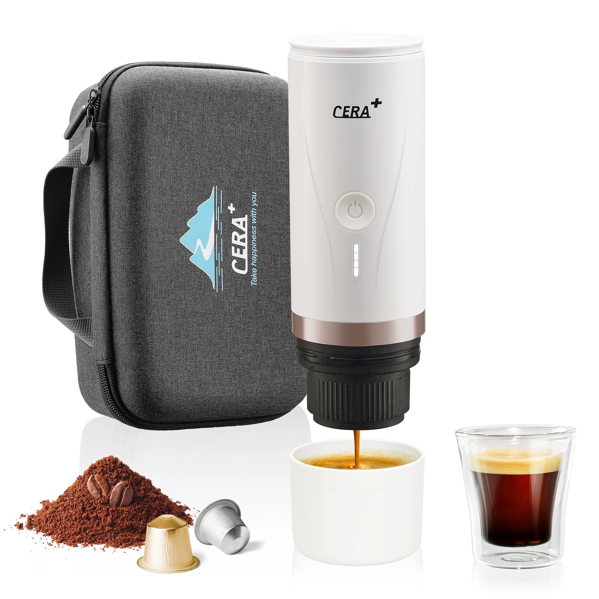 CERA Portable Espresso Maker - 80 Milliliters