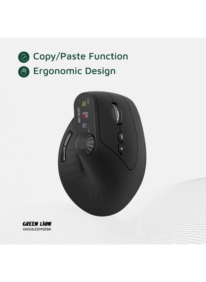 Smart OLED Vertical Mouse - Wireless