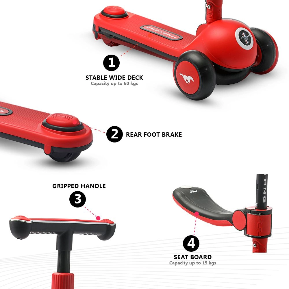 Glider Kick Scooter + Seat