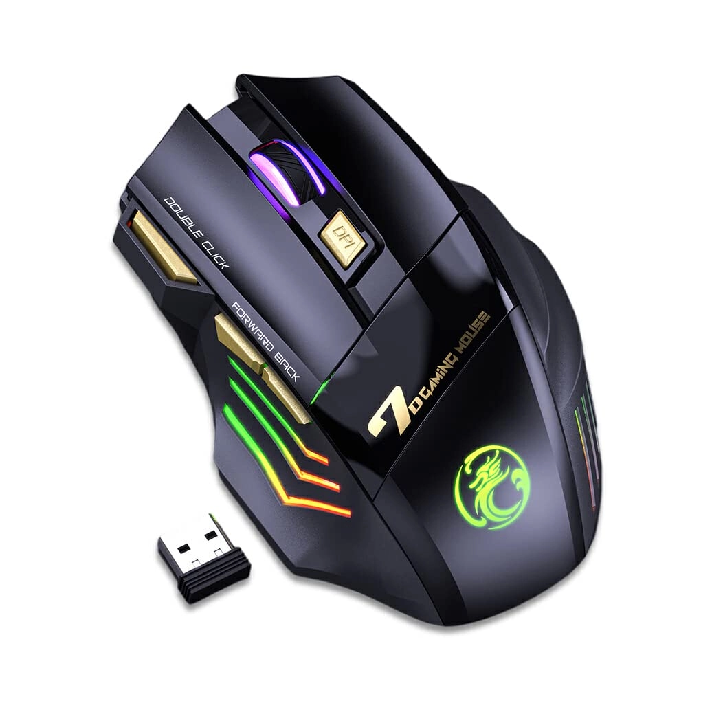 LTEMG Ergonomic Optical Mouse - USB Wi-Fi
