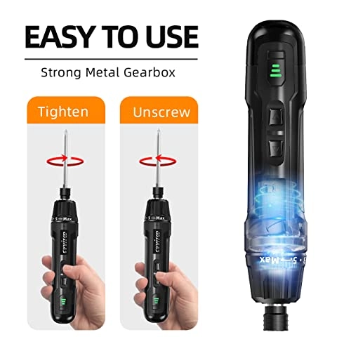 Mini Cordless Electric Screwdriver - 6N.m Torque Type C USB